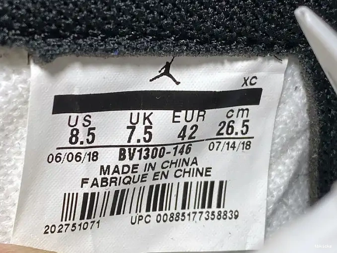 Reps TBK Air x Retro BV1300-146 1 Jordan OG Union High 0430